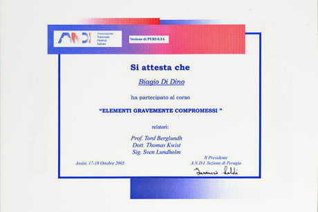 Essere - Attestati